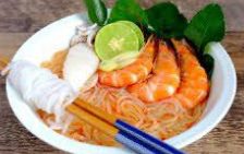 Pho Soup with shrimp